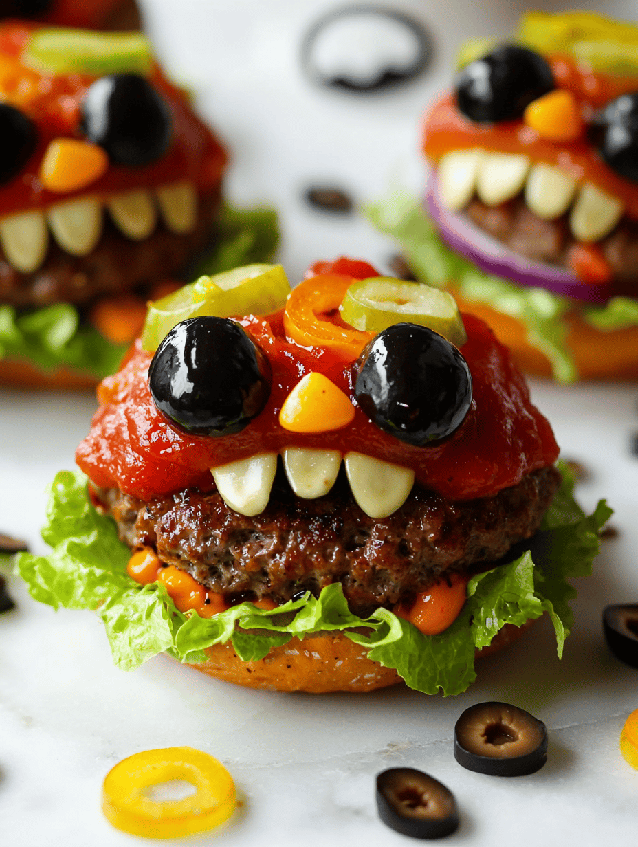 Monster Mash Burgers: The Spookiest Halloween Feast