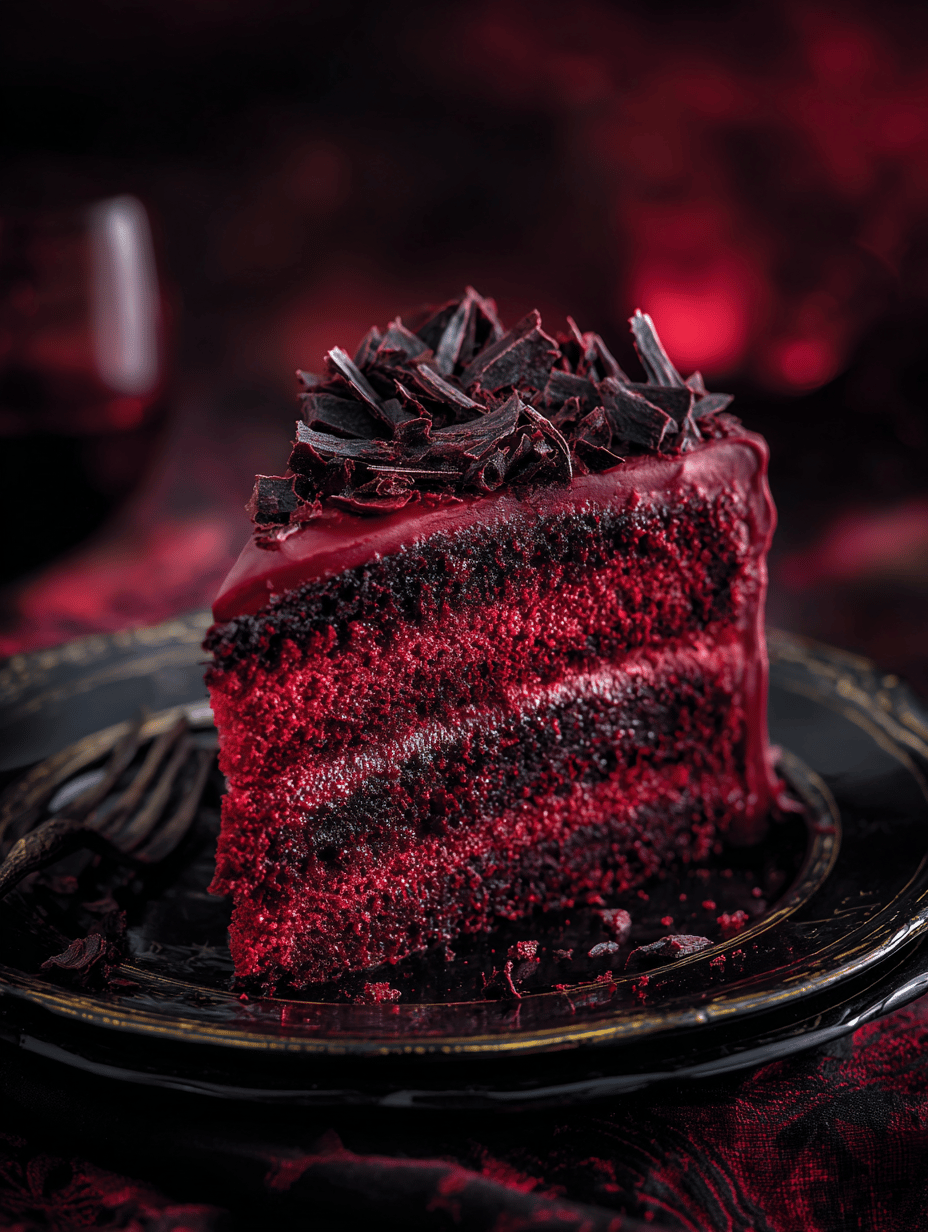 Blood-Red Velvet Cake: A Deep Dive Into Its Dark Charm